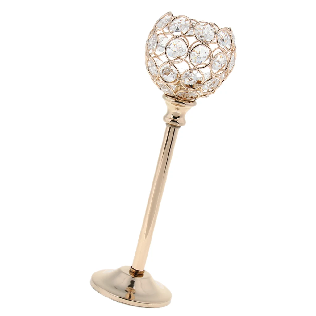 Wedding Party Crystal Candelabra Candle Holder Centerpiece Dining Decoration