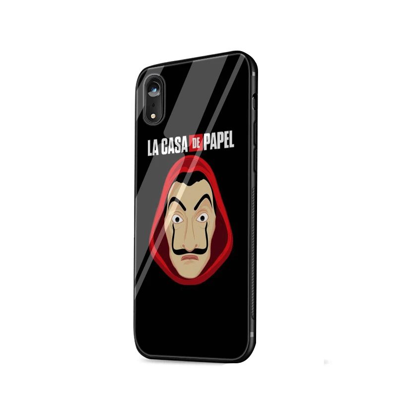 G3 Стеклянный чехол для телефона из ТПУ стекло для Apple iPhone 5 5S SE 6 6S 7 8 Plus XR X XS максимальный чехол ТВ серии деньги Heist дом бумаги - Цвет: G3