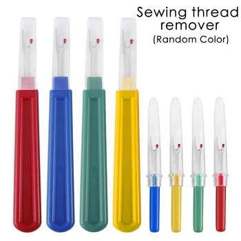 

4Pcs/Set Plastic Handle Craft Thread Cutter Seam Ripper Stitch Unpicker Sewing Tool Cross-Stitch Sewing Thread Remover