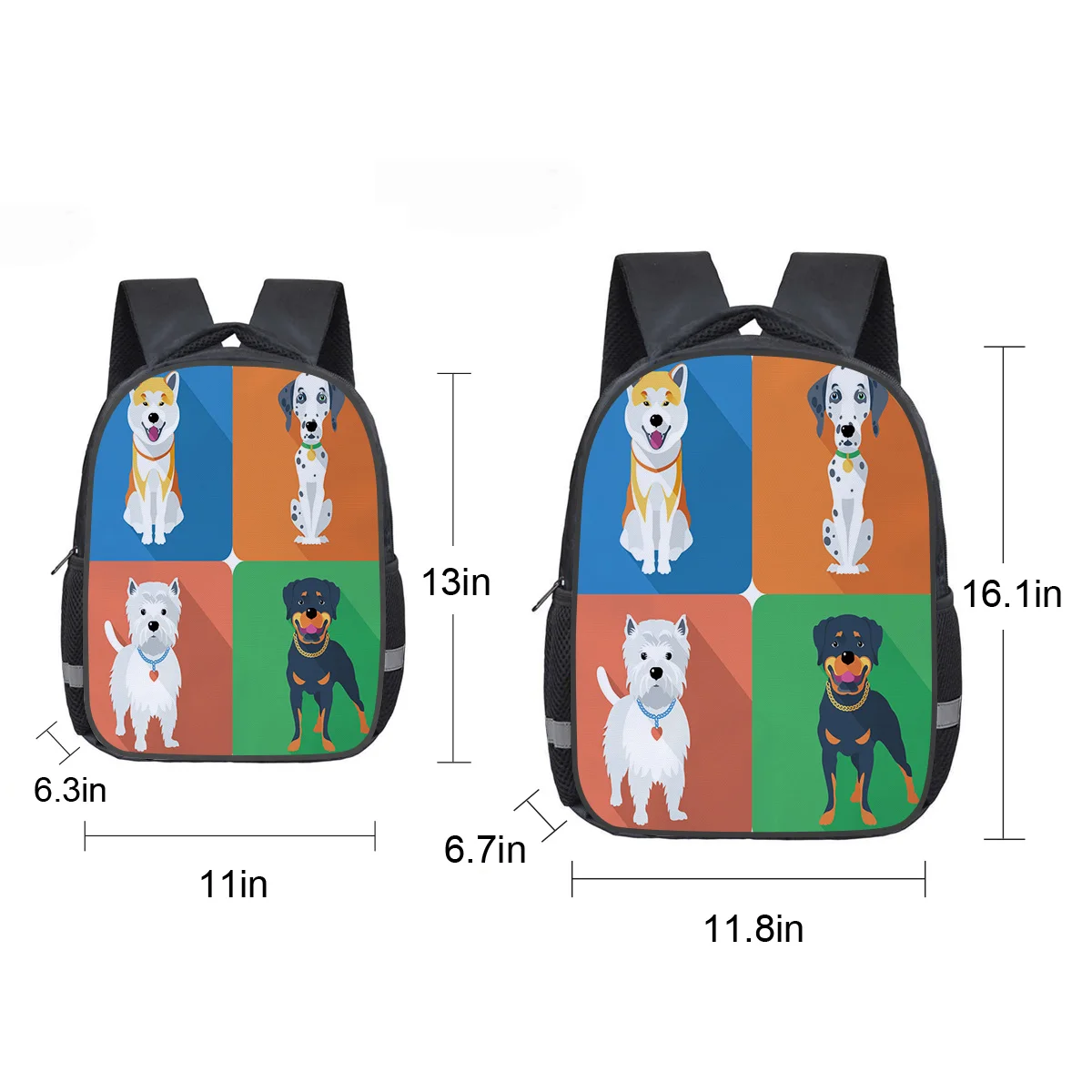 Собака бульдог животное красочный мультфильм ноутбук Shoulderbag бизнес рюкзак открытый рюкзак путешествия рюкзак спортивный рюкзак Chi