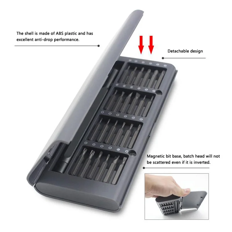 25 in1 New Magnetic Bits Screwdriver Set for Iphone Huawei Phones Opening Daily Use Tools Kit Electronics Repair Tool Kit 25 in1 New Magnetic Bits Screwdriver Set for Iphone Huawei Phones Opening Daily Use Tools Kit Electronics Repair Tool Kit