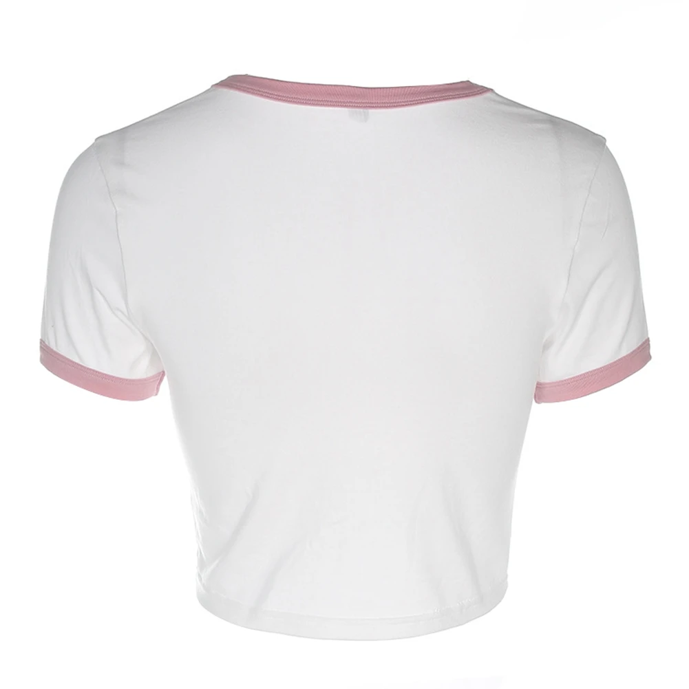 H1073f2cd503e49d5971de64fe4335799f - Angel Letter Printed Short Sleeve T-Shirts