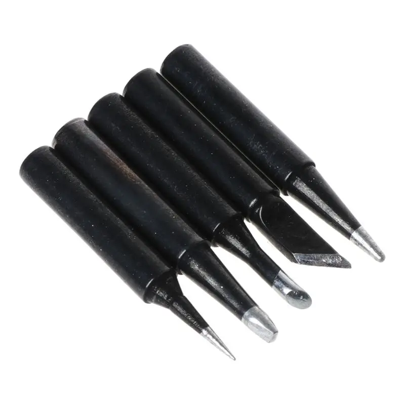 5 шт. бессвинцовые наконечники для паяльника 900M T Hakko 936 SAIKE 909D 852 936d N1HF|Сварочные