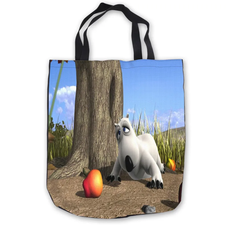 

Custom Canvas Bernard-Bear (11) Tote Hand Bags Shopping Bag Casual Beach HandBags Foldable 180911-02-1