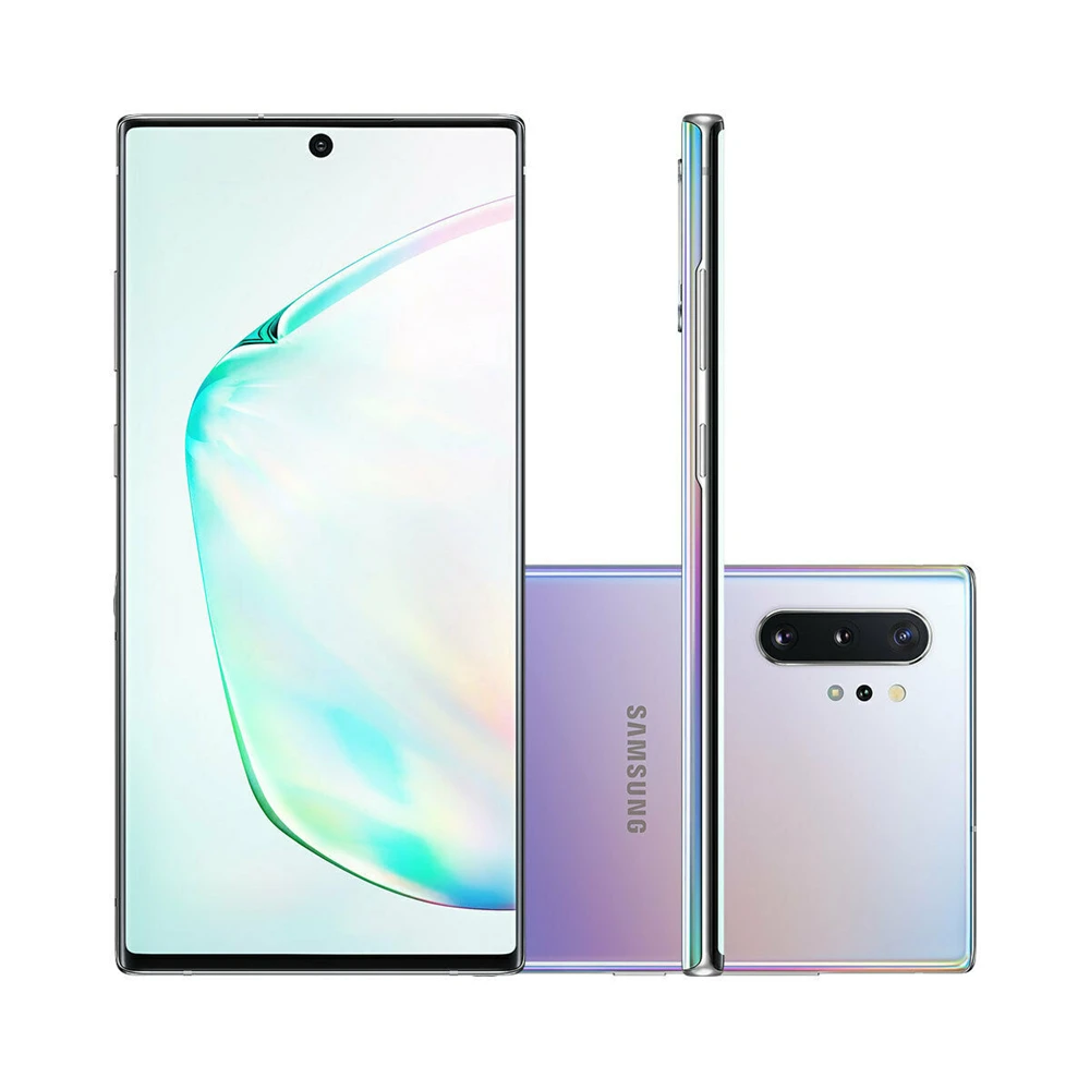 Samsung Galaxy Note 10 Plus Note10+ Duos N975FD Dual Sim Global Version 12GB 256GB 6.8" Exynos 4G LTE Original Cell Phone backmarket phones