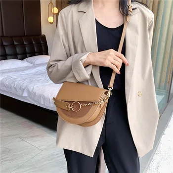 

New Arrival Fashion Crossbody Cross Body Bag Metal Zipper Women's Messenger Shoulder Bags Casual Leisure Handbag For Women 2019