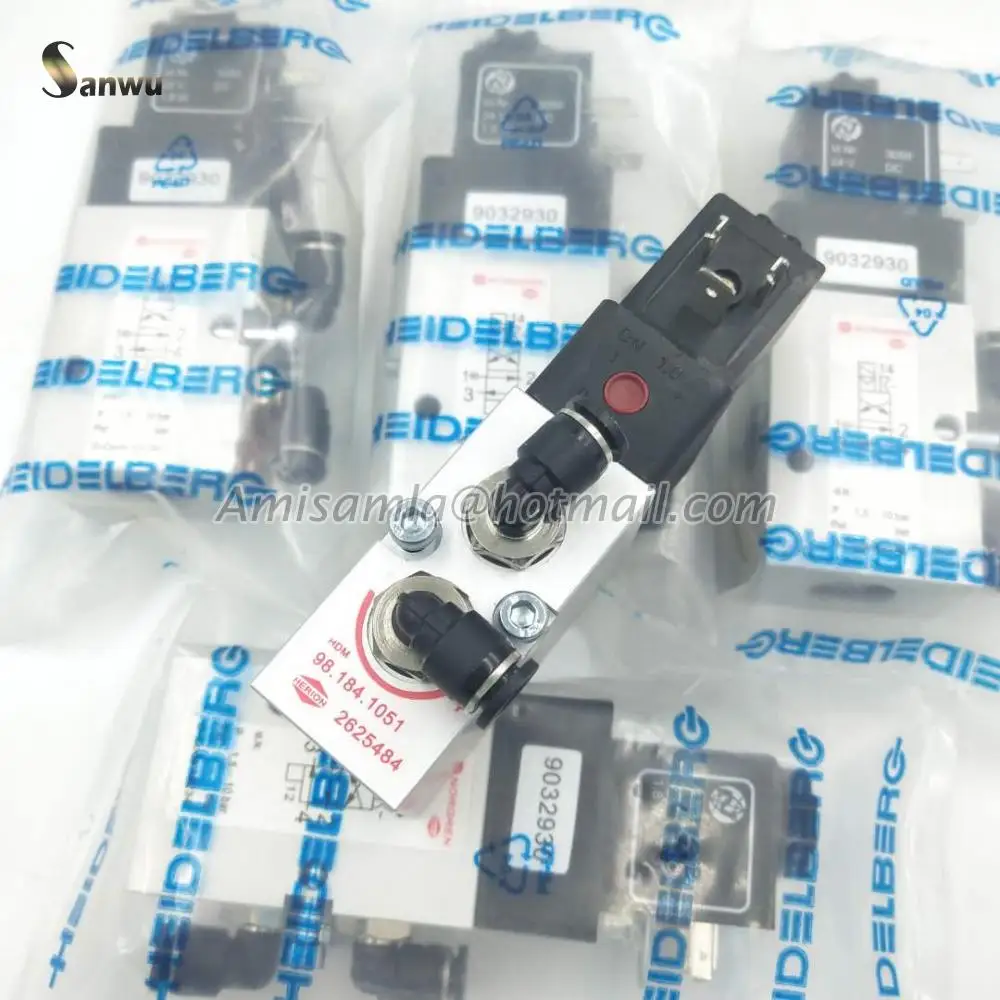 Свободная Флюза 10 шин/лот 98.184.1051 4/2 way Valve SM102 CD102 SM74 SM52 офсетная машина запасные