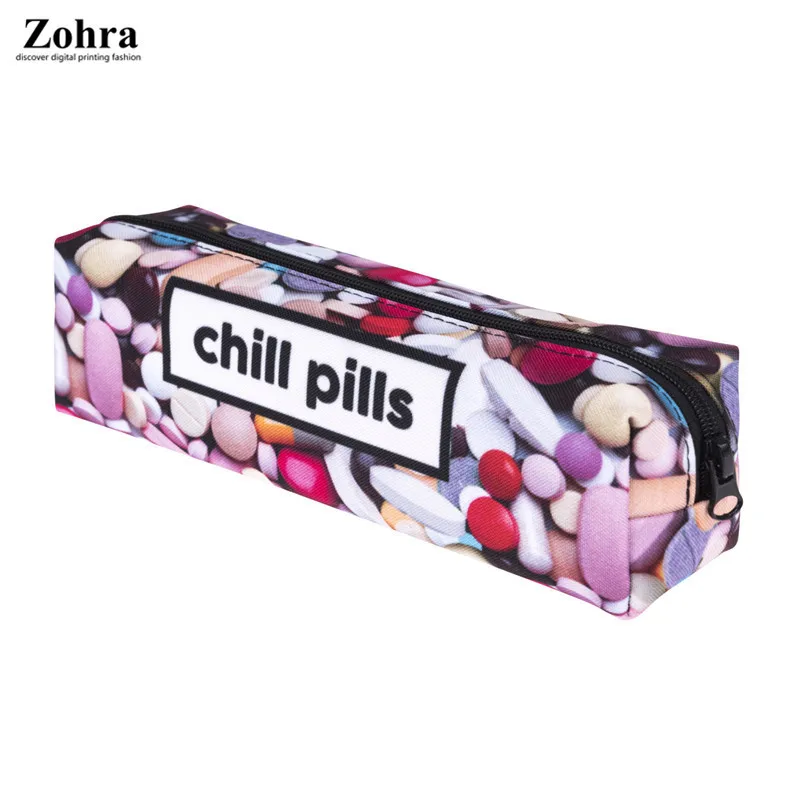 

Zohra New Style Creative Design 3D Printed Oxford Makeup Bag Hot Sales Storage Cosmetic Brush Bag