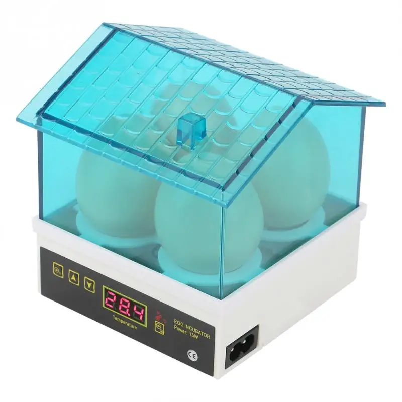 Мини цифровой автоматический инкубатор для яиц, яиц, Хэтчер с яичником, автоматический с автоматическим переворотом яиц, птицы, Хэтчер