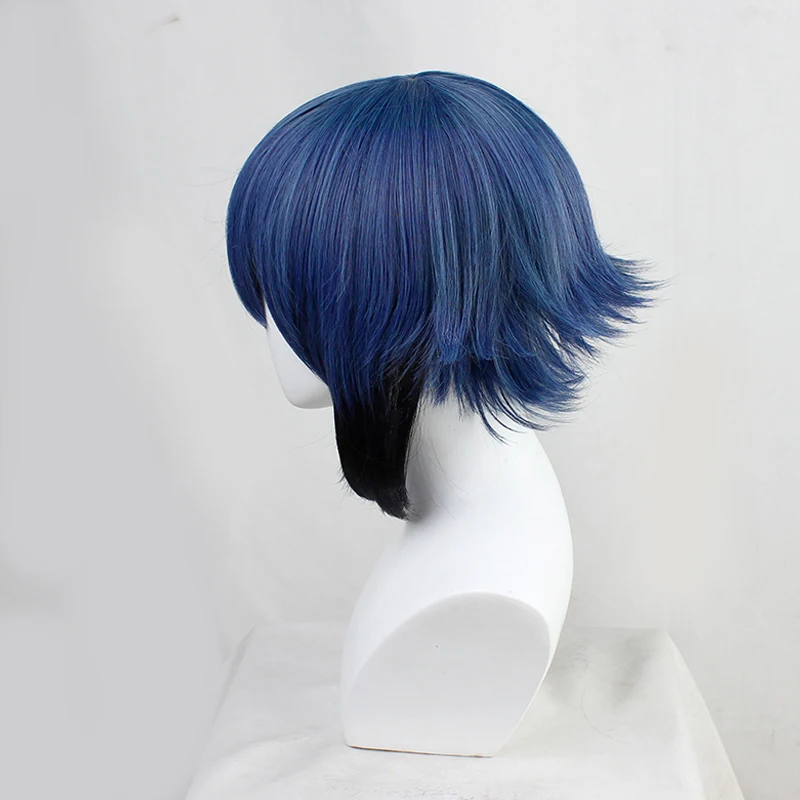 Anime BNA BRAND NEW ANIMAL Michiru Kagemori Cosplay Wig Blue Short Hair Synthetic Wig