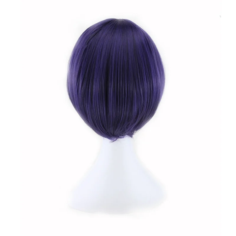 AIMISI Токийский Гуль Touka kirishima парик для косплея синий фиолетовые Короткие дешевые