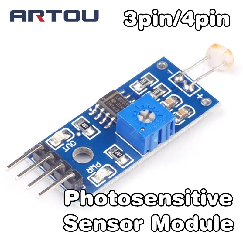 1pcs Optical Sensitive Resistance Light Detection Photosensitive Sensor ...