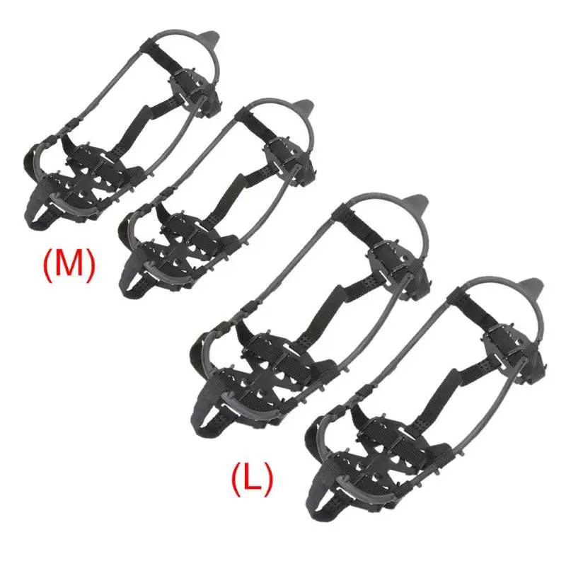 10,24 противоскользящие зажимы для обуви с шипами, зажимы для обуви, скобы, аксессуары для альпинизма, кемпинга и туризма
