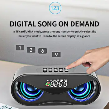 

Bluetooth Speaker Portable Outdoor Loudspeaker Wireless Mini Column 3D Stereo Music Surround Support FM TF Card Bass Box