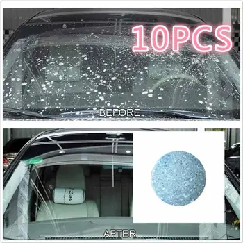 

10pcs Auto Windshield Cleanner Car Wiper Detergent Effervescent Tablets Car Cleaner Compact Glass Washer 1pcs=2L Water TSLM1