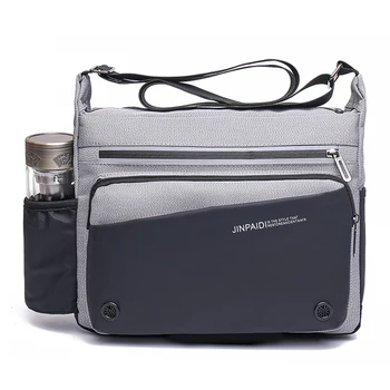 

Men Bag Vintage Large Capacity Man Shoulder Bags High Quality Oxford Zipper Casual Messenger Bag Fashion Male Crossbody Bags