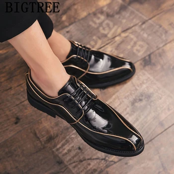

Oxford Shoes For Men Coiffeur Wedding Shoes Men Formal Patent Leather Luxury Designer Evening Dress Party Shoes For Men Ayakkabi