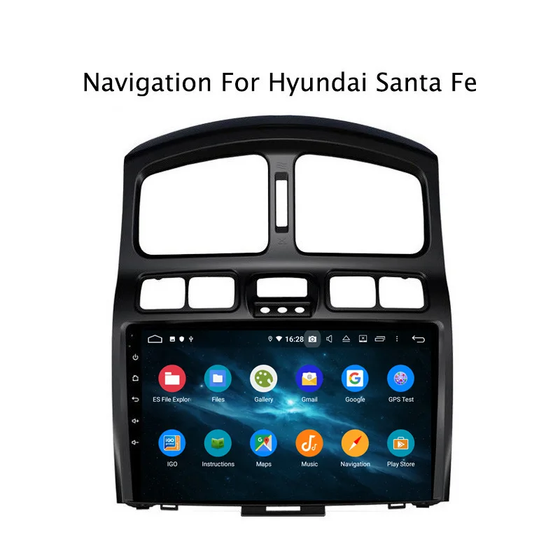 Clearance 9" 4G RAM 32G ROM Octa Core Android 9.0 Car DVD GPS For Hyundai Santa Fe 2006 2007 2008 2009 2010 2011-2015 4