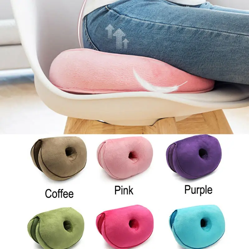 

2019 New Dual Super Soft Memory Foam Cushion Elastic Comfort Multifunctional Cushion Lift Hips Up Butt Latex Seat Cushion