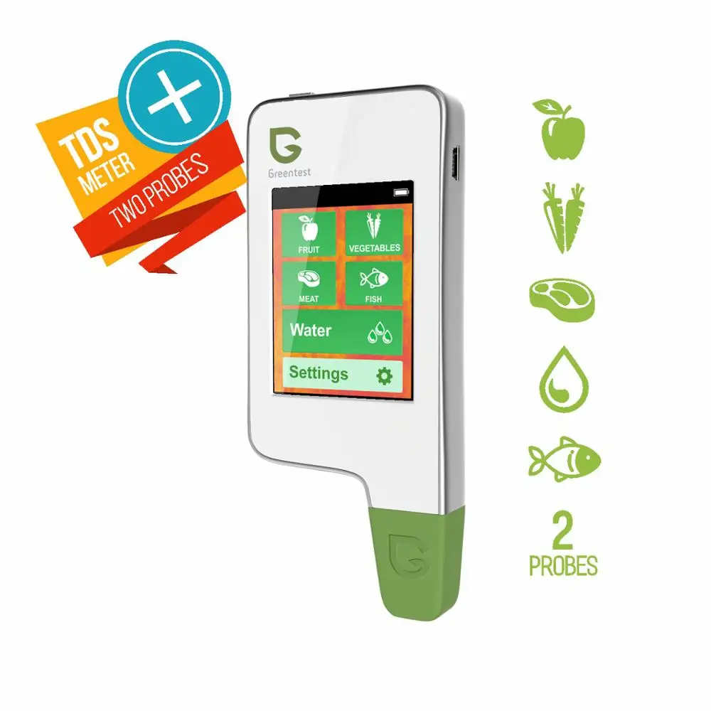 

Greentest 3F Digital Food Nitrate Tester Concentration Meter Analyzer Fruit/Vegetable/Meat/Fish/Water Hardness Meter