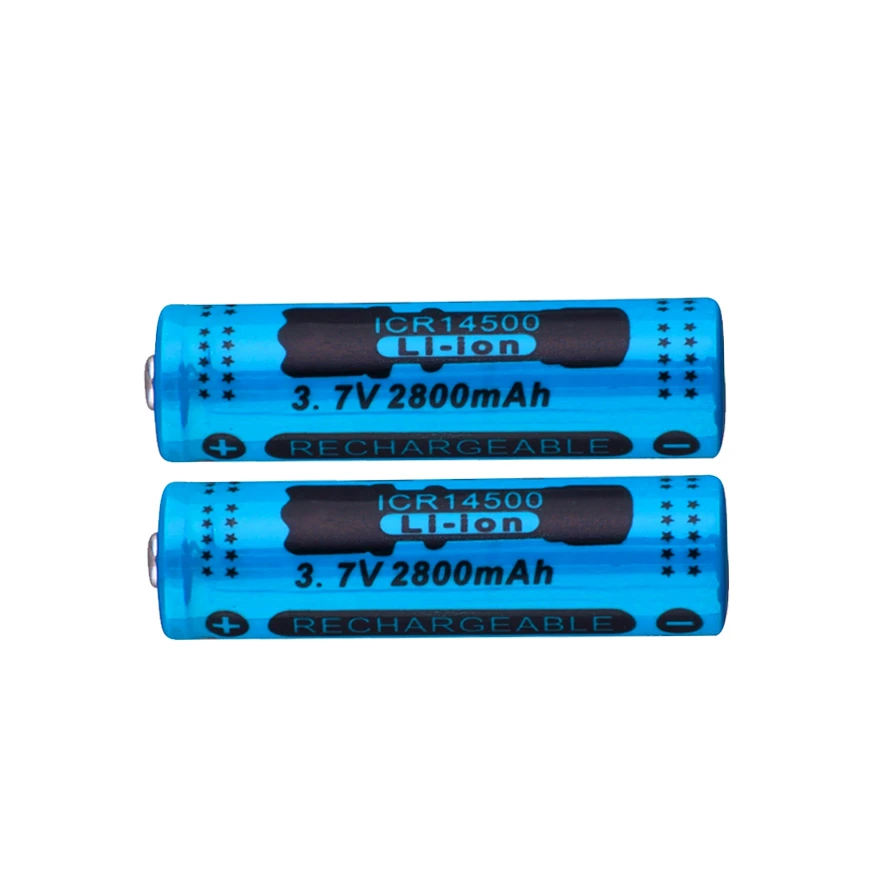 Pilas recargables ICR14500 AA para linterna, recargables 14500 mAh y V, para linterna, linterna y ratón, juego de 10 unids/set|Baterías recargables| - AliExpress