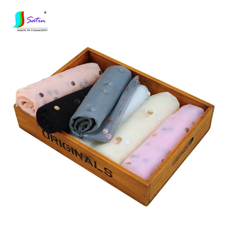 Детская одежда сетки блесток точка вышивка кружевная юбка шторы ручной работы ткань материалы S0431H