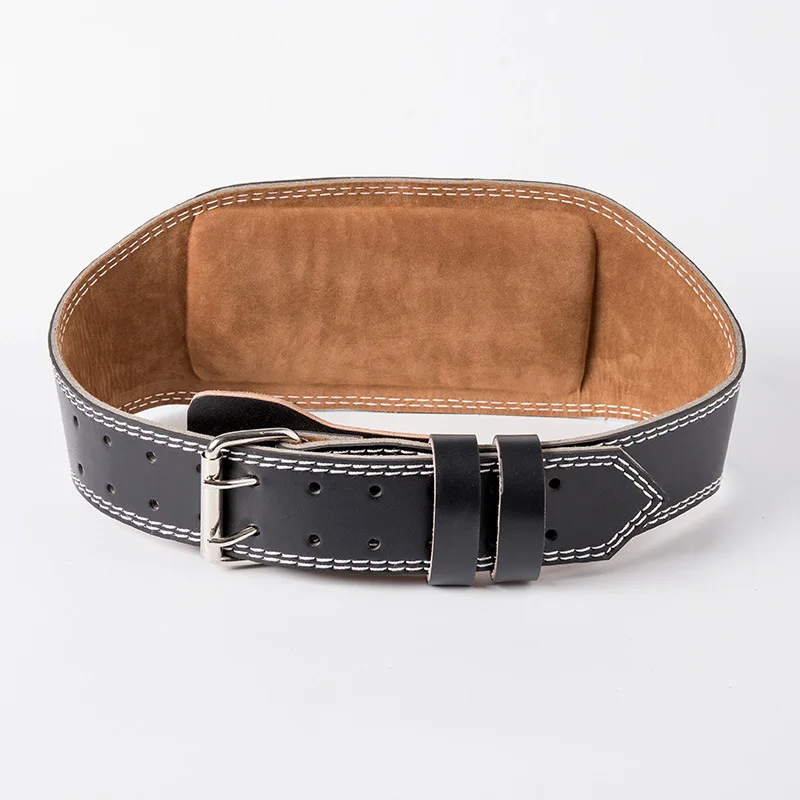 

Leather Fitness Belt Squat Fitness Sports Waist Support Men And Women Profession Apparatus Training Sports Weightlifting Deadlif
