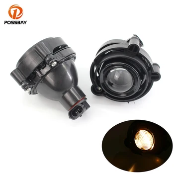 

POSSBAY Car Front Fog Light Projector Lens H11 Halogen Bulb Fog Lamps Assembly 12V for Buick Verano Sport Touring 2016-2017