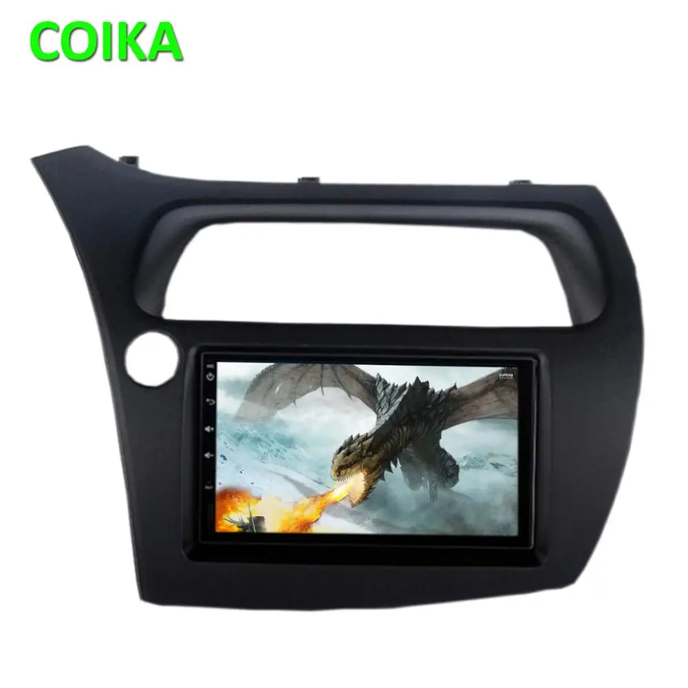 

COIKA 8-Core Android 8.1 System Car Head Unit For Honda Civic IPS Touch GPS Navi Radio RDS WIFI 4G OBD DVR SWC BT 4+64G RAM DSP