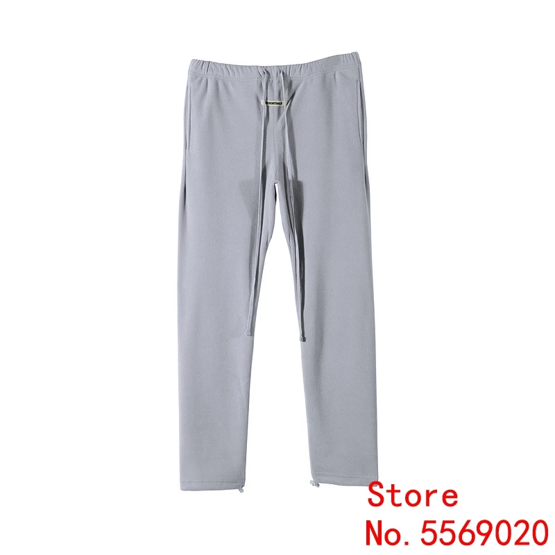 

Sureme 2020ss Essentials FOG Polar Fleece Sweatpants Men Women Winter Warm FG Casual Men Pants Tracksuit