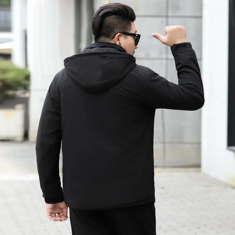 Зимняя куртка размера плюс 10XL 9XL мужская верхняя одежда водонепроницаемая