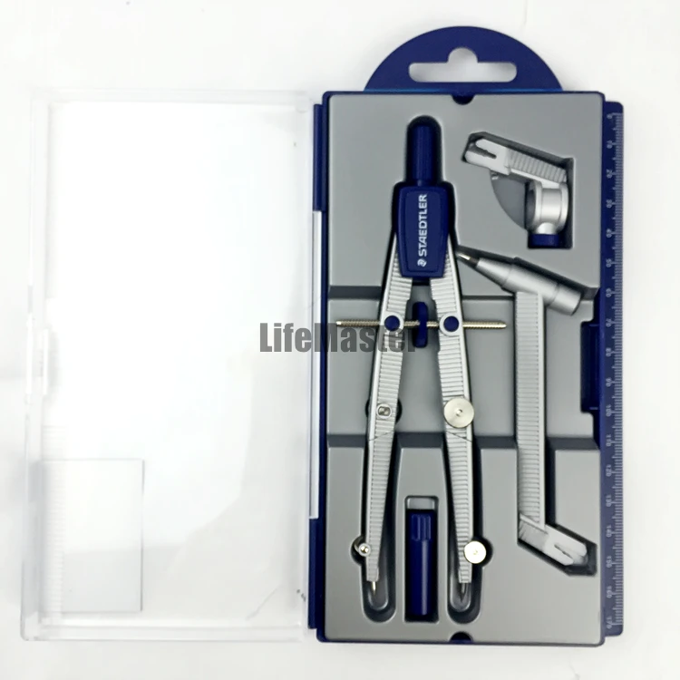 LifeMaster Staedtler 55050 компасы студенческие компасы для дизайна карандашные грифели применимые канцелярские принадлежности