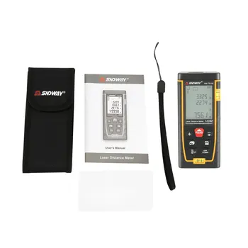 

SNDWAY Double Horizontal Bubble Rangefinder Laser Distance Meter Range Battery-Powered Hand Tool Device SW-TG50 70 100 120M