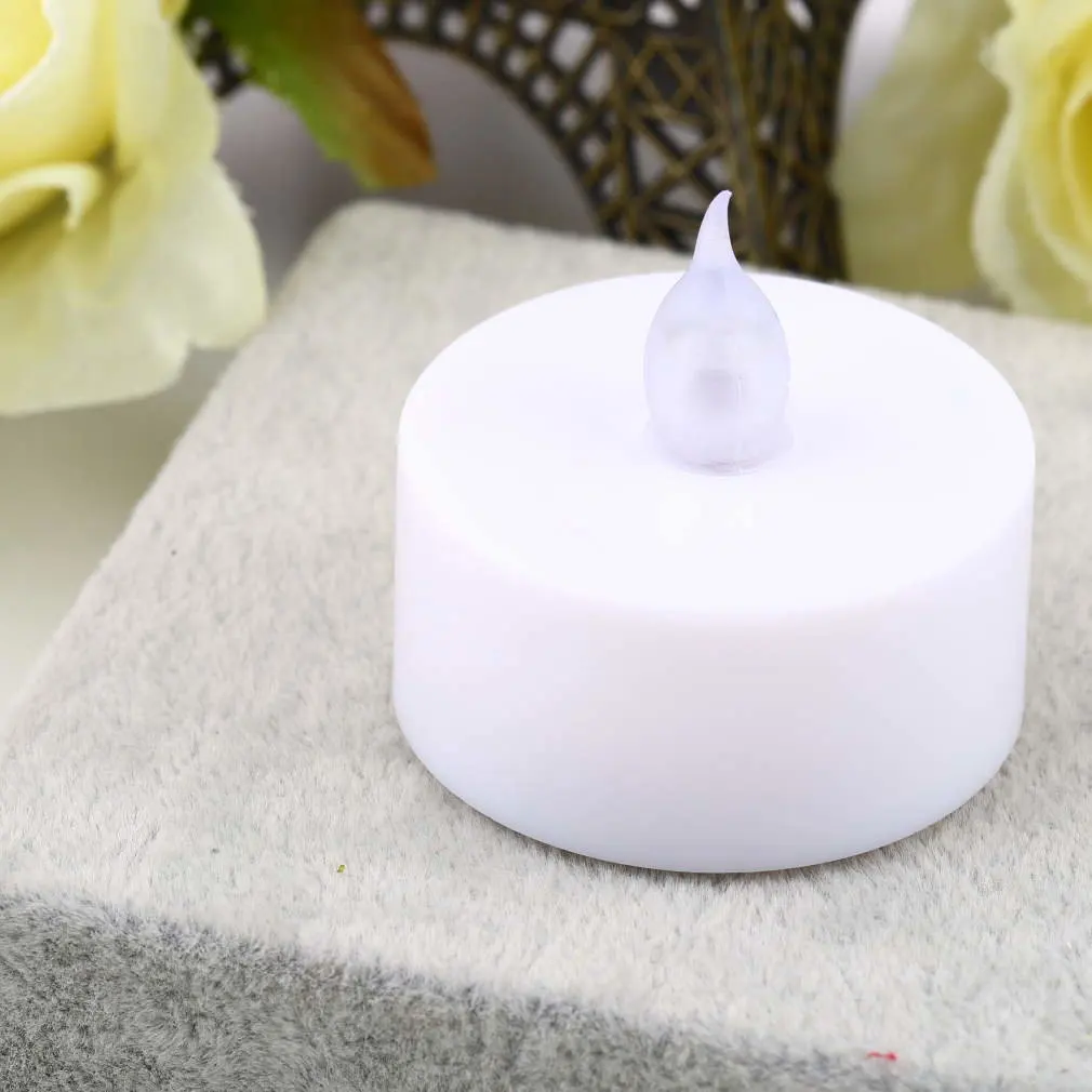 Water Float Simulation Flameless No Smoke Candle Light Party Wedding Gathering Birthday Occasion Use | Дом и сад