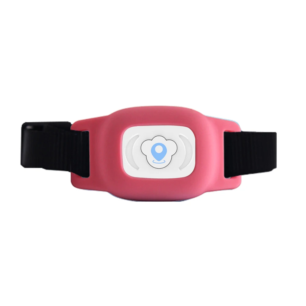 FT01 Мини Pet gps LBS трекер ошейник Смарт водонепроницаемый IP67 для собаки кошки gps LBS SMS позиционирования трека устройства - Цвет: Pink