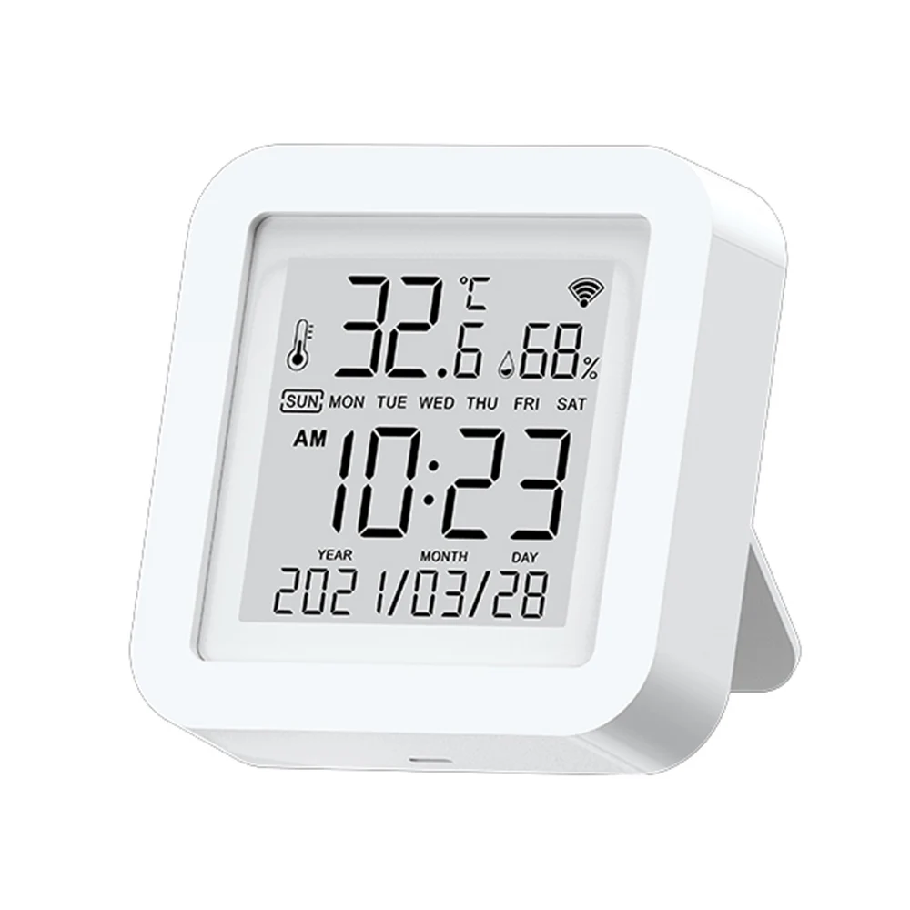 WIFI Temperature Humidity Sensor with LCD Screen Digital Thermometer Hygrometer Room Hygrothermograph Thermo-Hygrometer | Инструменты