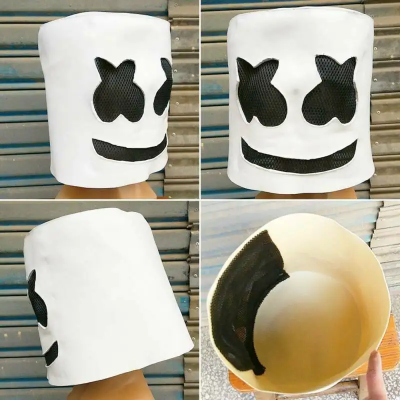 MarshMello маска диджея шлем на всю голову Хэллоуин косплей бар музыкальный реквизит F