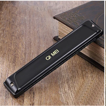 

Harmonicas 24 Holes Key of C Silver Color Blues Jazz Rock Folk Music Musical Instrument Diatonic Harp