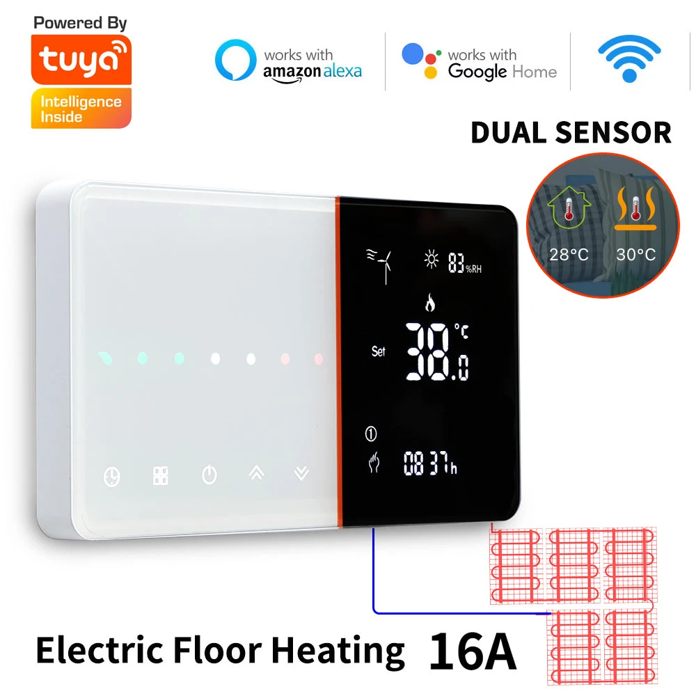 Tuya WiFi Smart Thermostat Electric Floor Heating Water Gas Boiler ME81H ME88H Tuya WiFi Smart Thermostat Electric Floor Heating Water Gas Boiler ME81H ME88H