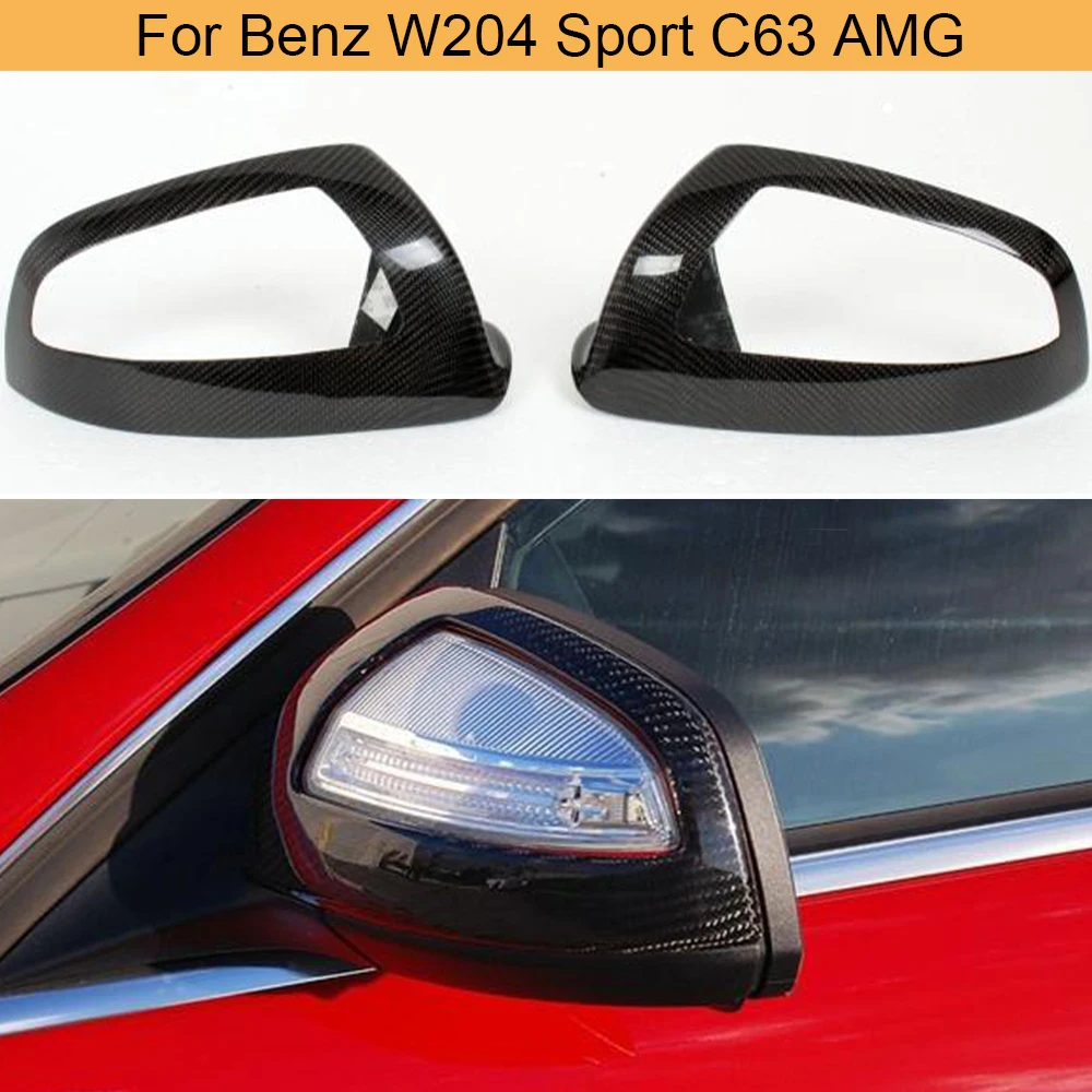 Колпачки для зеркала заднего вида автомобиля Mercedes Benz C Class W204 C280 C300 C350 C63 AMG 2007 2009