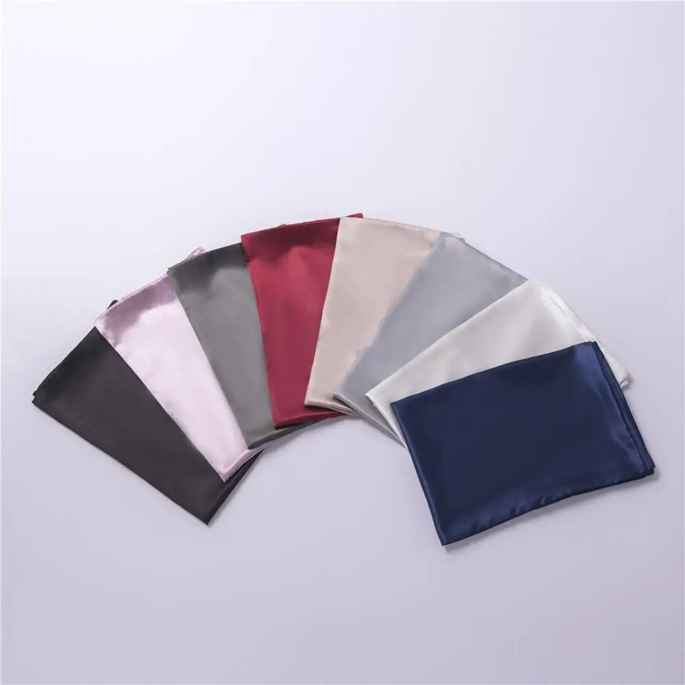 

Summer Simulation Silk Pillowcase Cool Sense Breathable Pillowcase Solid Color Bedding Health And Safety Multicolor Pillowcase