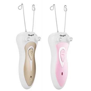 

USB Rechargeable Epilator Electric Female Body Face Facial Hair Remover Defeatherer Cotton Thread Depilator Women Beauty Care