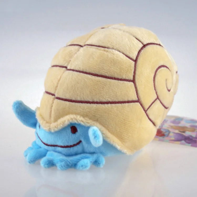 

TAKARA TOMY Toys Cartoon Omanyte Plush Doll Soft Japan Anime Pokemon Dolls Great Birthday Christmas Gift for Kids