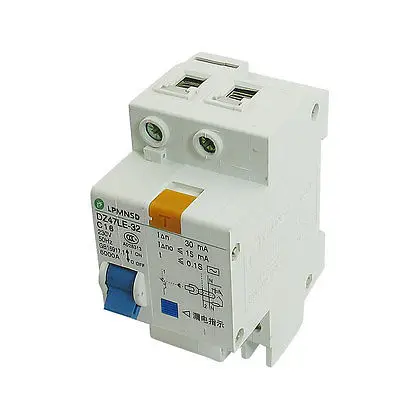 

DZ47LE-32 16A 230VAC 6000A Breaking Capacity 1 Poles Circuit Breaker