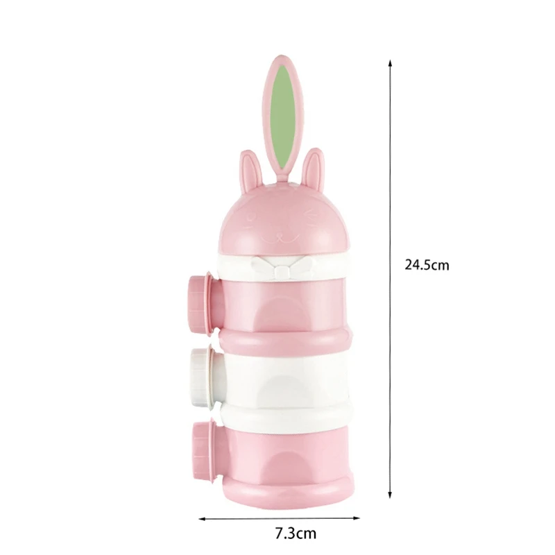 

Portable And Stackable 3 Layer Storage Jars Snack Container Dogs And Cats Outdoor Food Holder