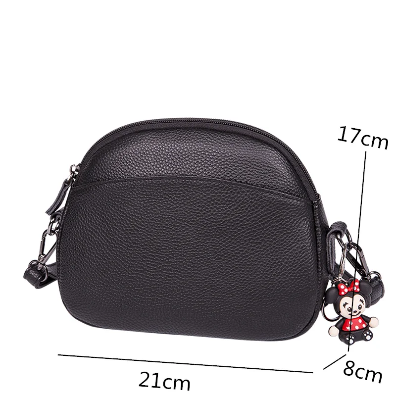 Crocodile Pattern Genuine Leather Cross Body Bag Woman's Handbag Ladies Shoulder Messenger Bags