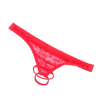 

Sexy Mens Underwear Lace Open Pouch Ring Briefs G-String Backless Thongs T-Back