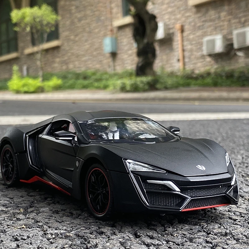 1:32 Lykan Hypersport Alloy Sport Car Model Diecast & Toy Metal Vehicles SuperCar Model Simulation Collection Childrens Toy Gift 5