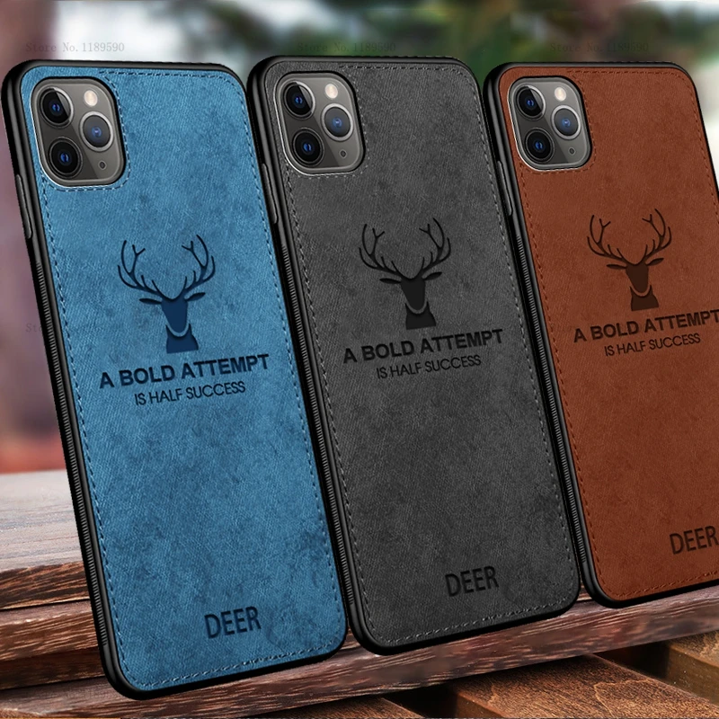 

Cloth Case For iPhone 11 Pro Max Luxury Silicon Case Cover For iPhone 11 Pro Max 11Pro iphone11 5.8 6.1 6.5 inch Canvas Cases
