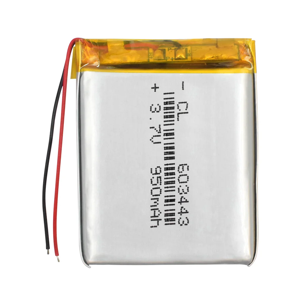 2/4 шт 3 7 V 950mAh 603443 литий полимерный ионный аккумулятор для Mp3 MP4 GPS power bank электронная